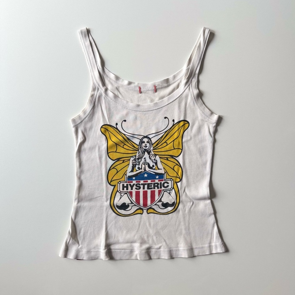 Hysteric Glamour "Butterfly Woman" Vintage Tank Top